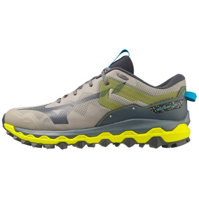 Zapatillas Para Correr Mizuno WAVE Mujin 9 Hombre Grises / Azules / Amarillos - Chile M536NGALBD